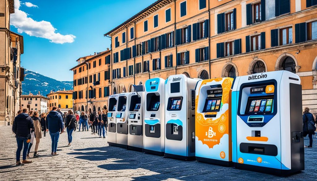 Bitcoin vending machine case studies in Italy