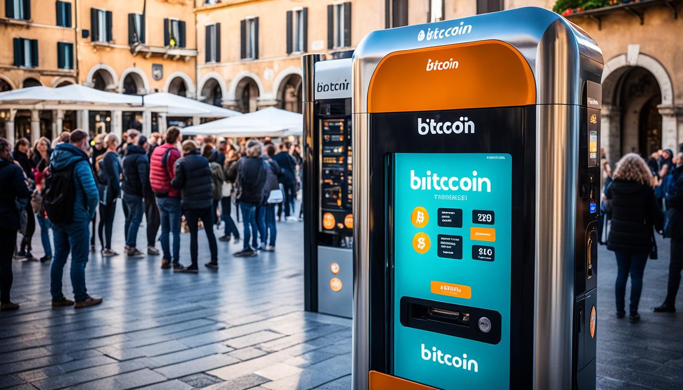 Bitcoin vending machine