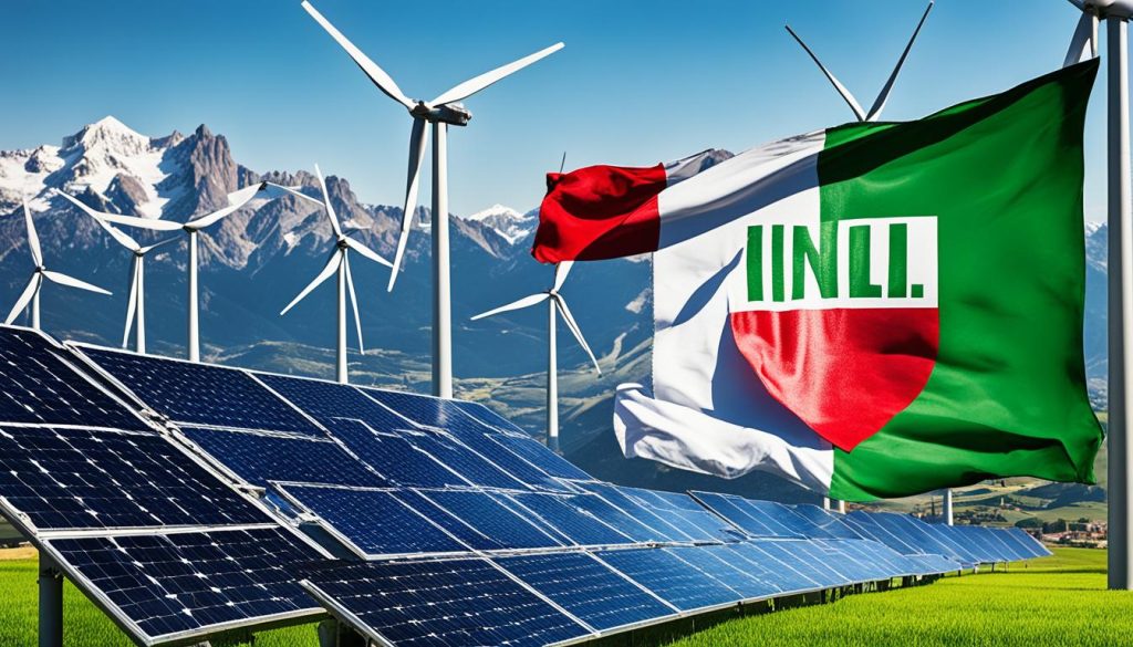 Italian government policies supporting renewable energy