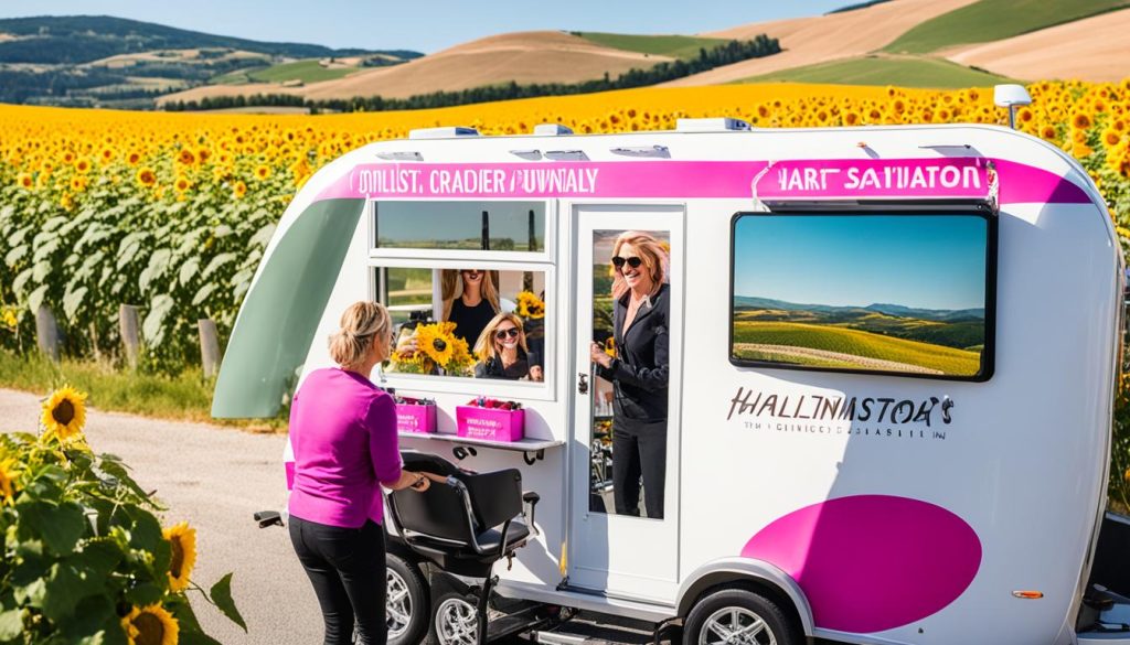 mobile hair salon concept