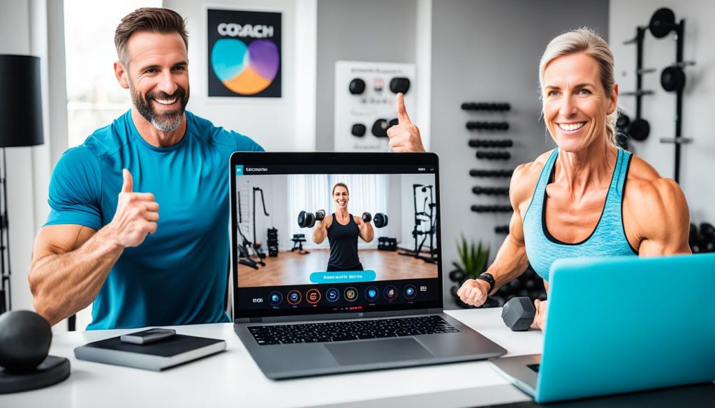 online fitness coach role