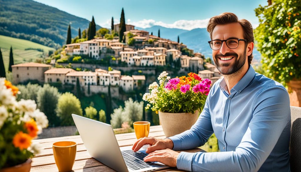 remote work Italy