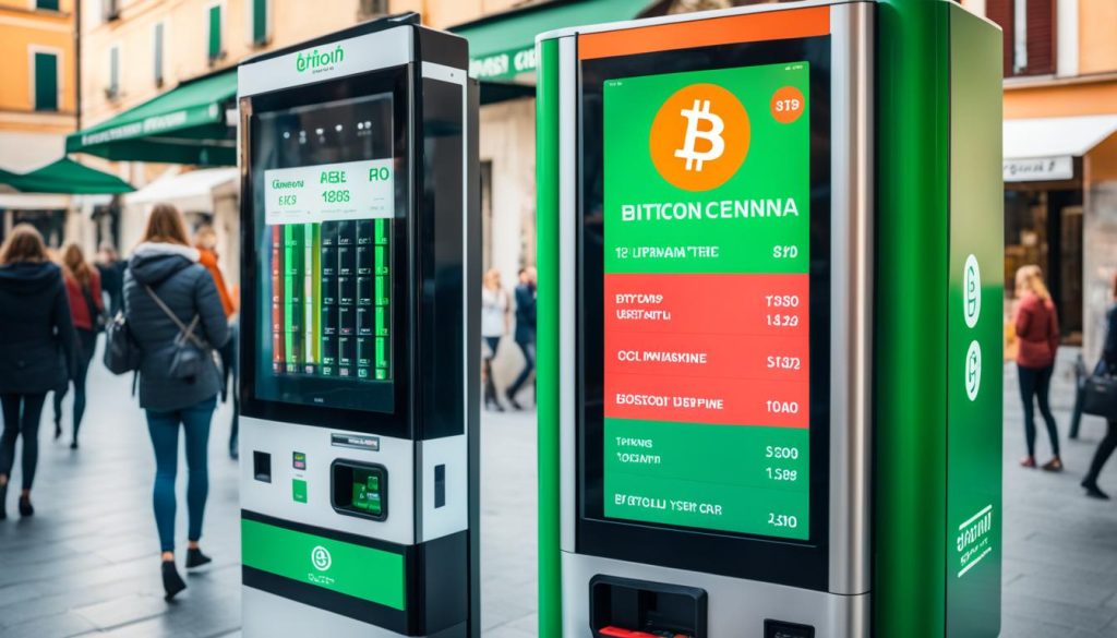 sales tracking Bitcoin vending