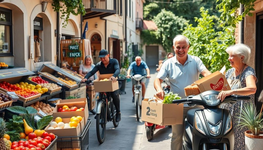 Benefits of delivery service in grocery sector