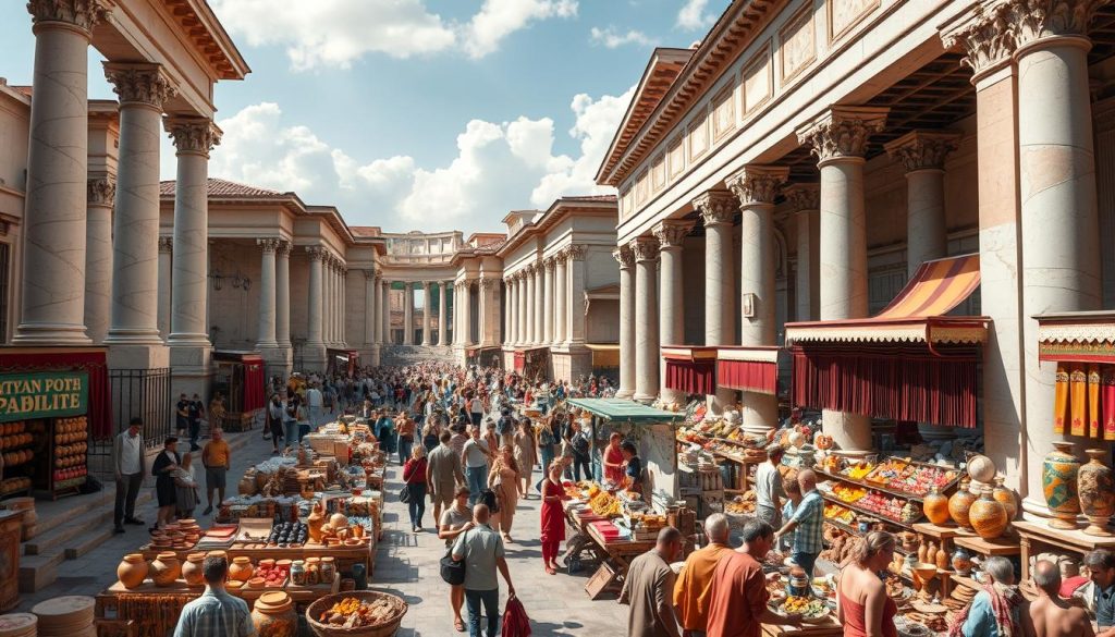 ancient Rome commerce trade economic systems