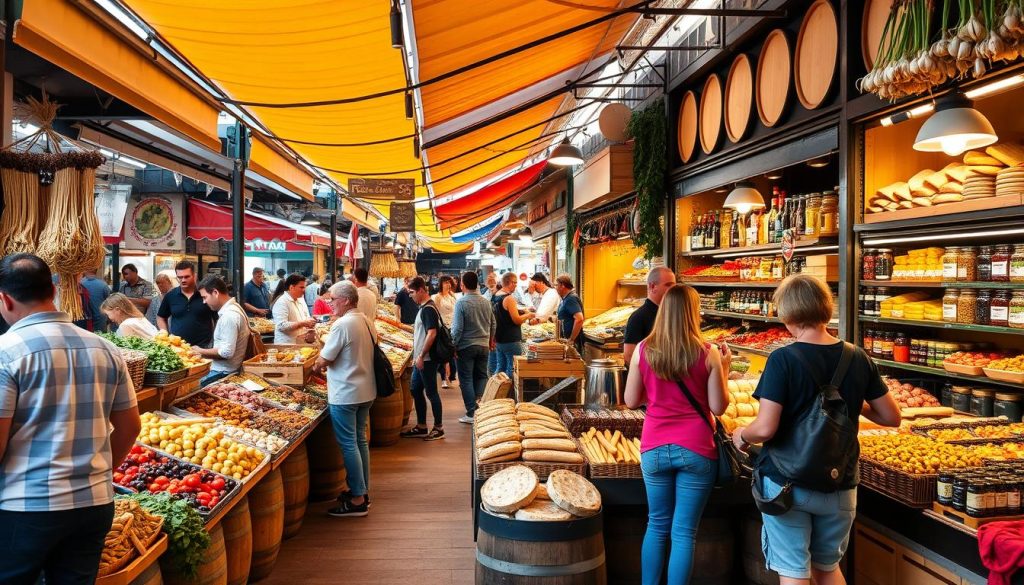 Italian food market