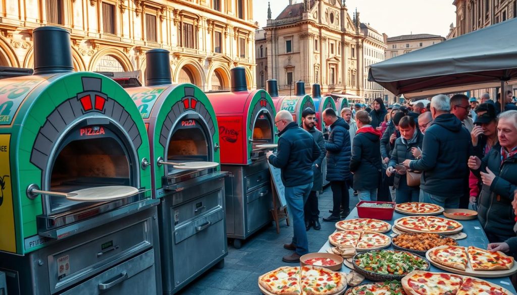 Milan pizza market