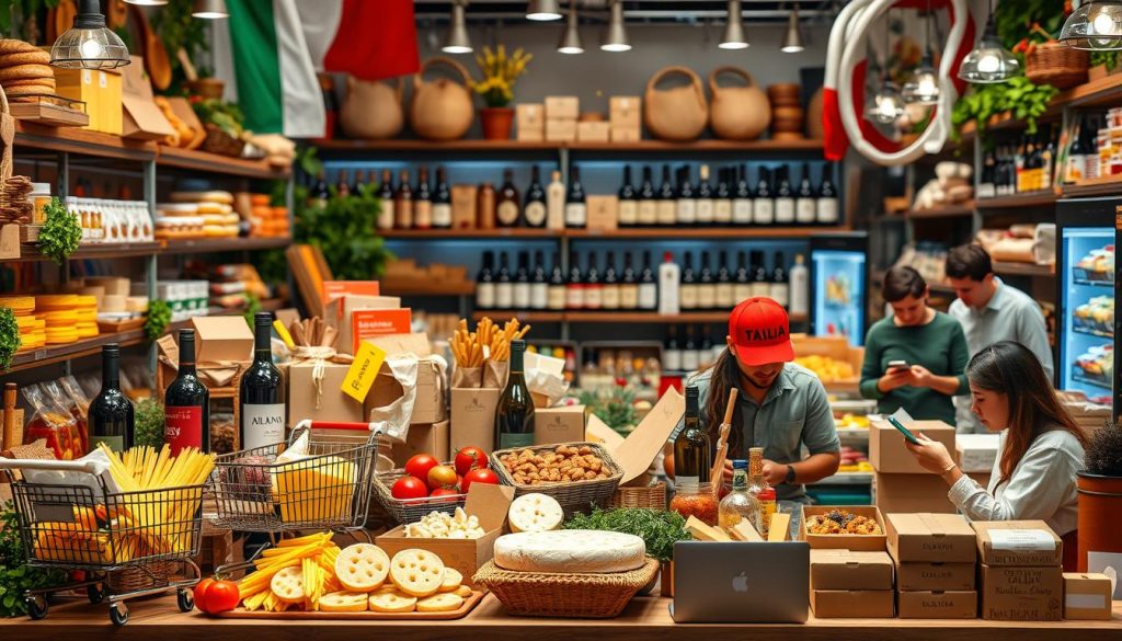 e-commerce opportunities for Italian food retail