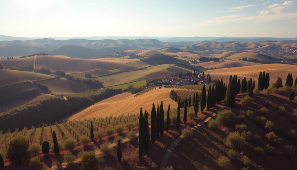 hotel location selection in Tuscany