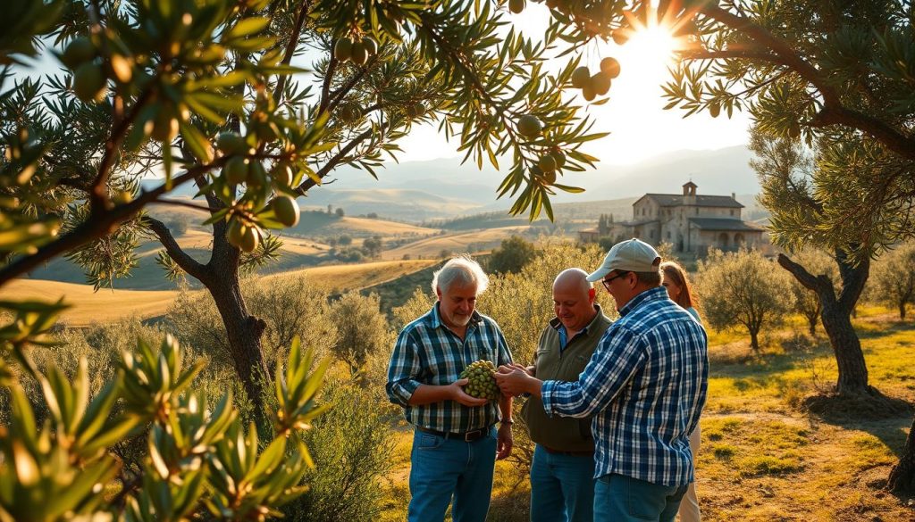 local partnerships with olive farmers