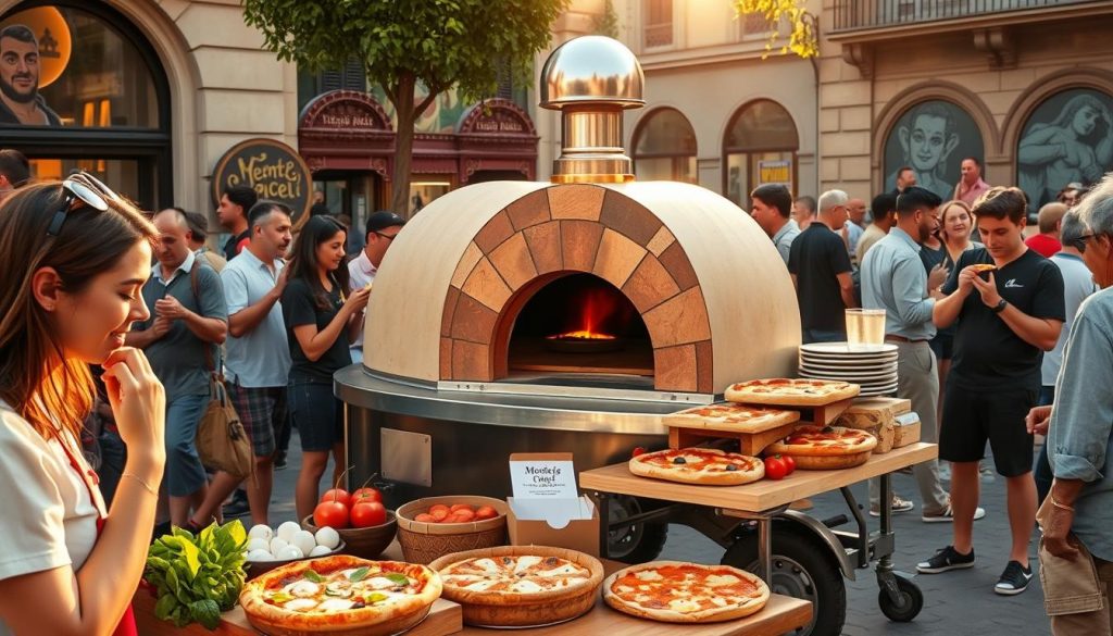 mobile pizza oven business model