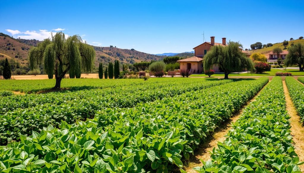 organic farming in Italy