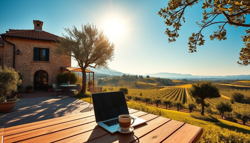 remote working Italy