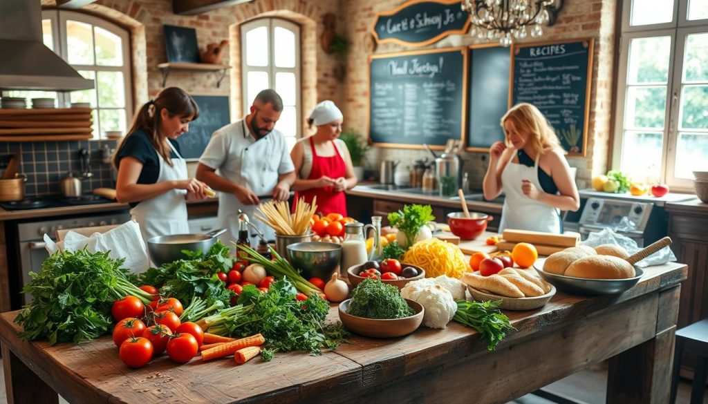 social media marketing for cooking school