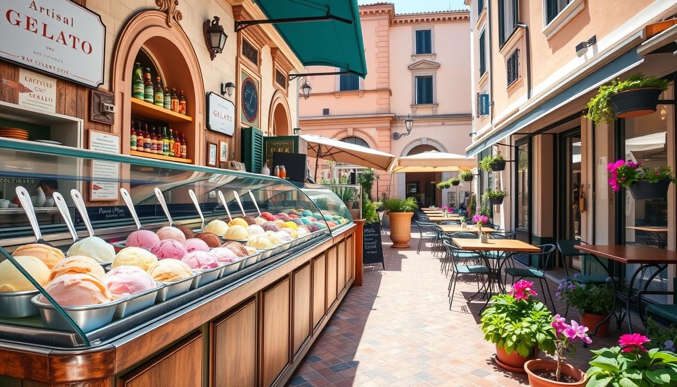 starting an artisanal gelato shop in rome