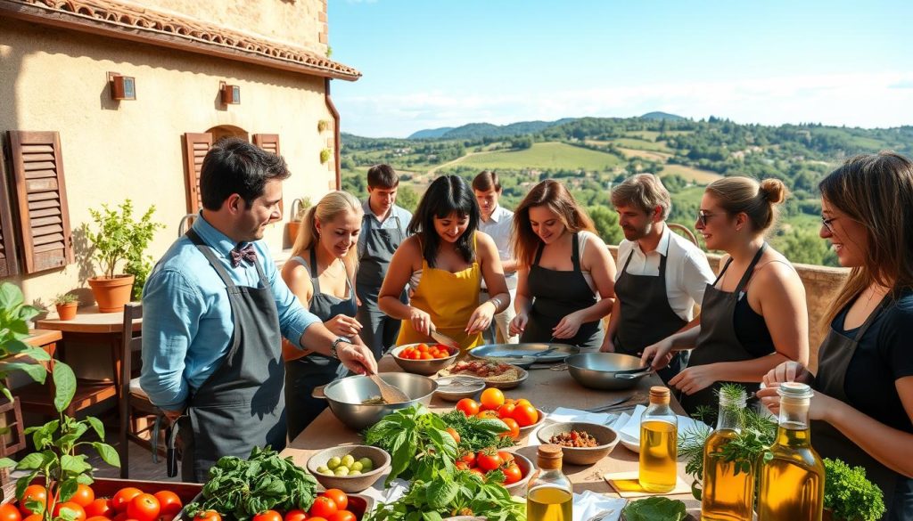 target audience cooking school