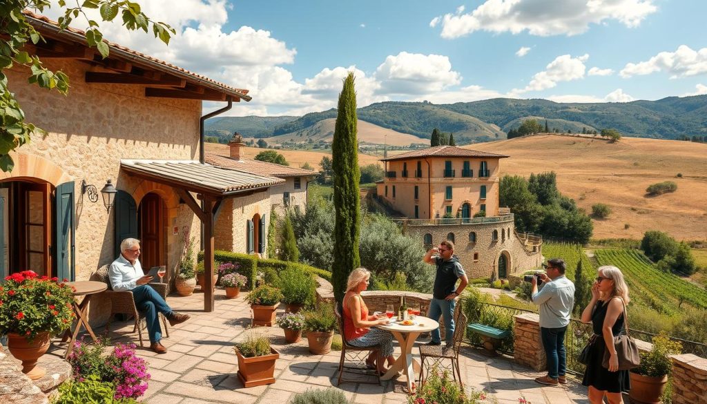 target market for B&Bs in Italy