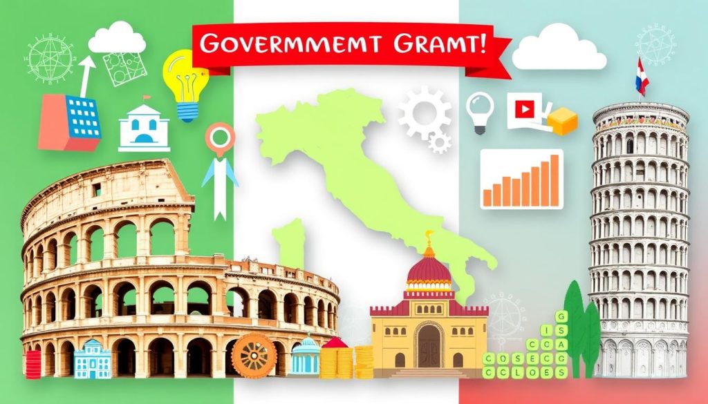 types of government grants Italy