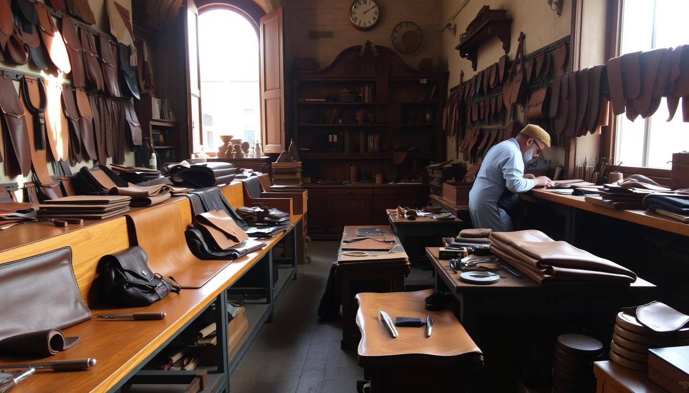 offering handcrafted leather goods workshops in florence