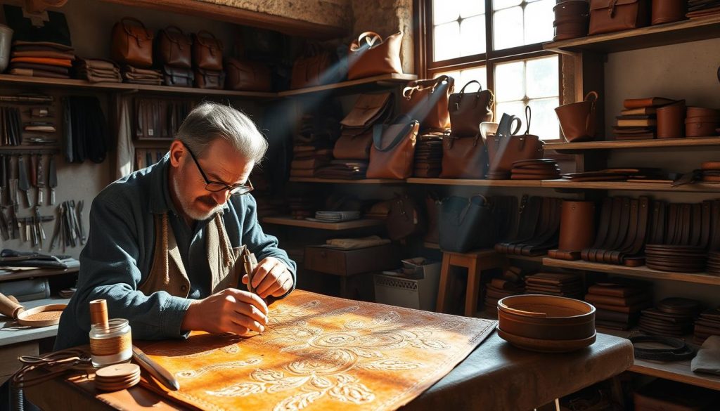 traditional leather techniques