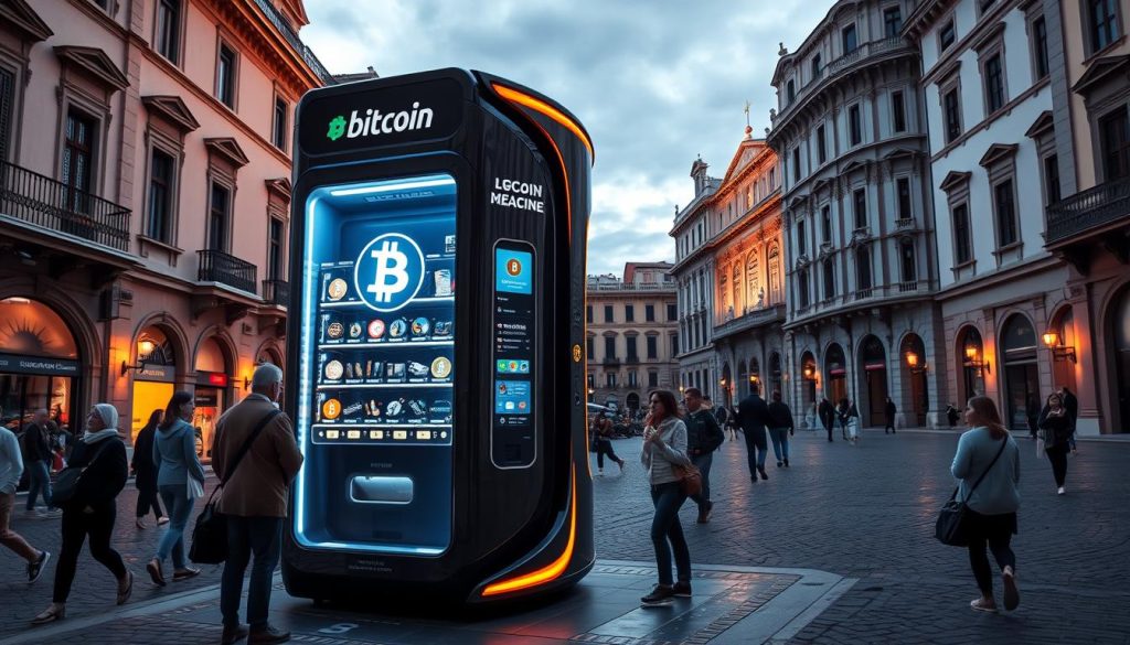 Bitcoin vending machine concept