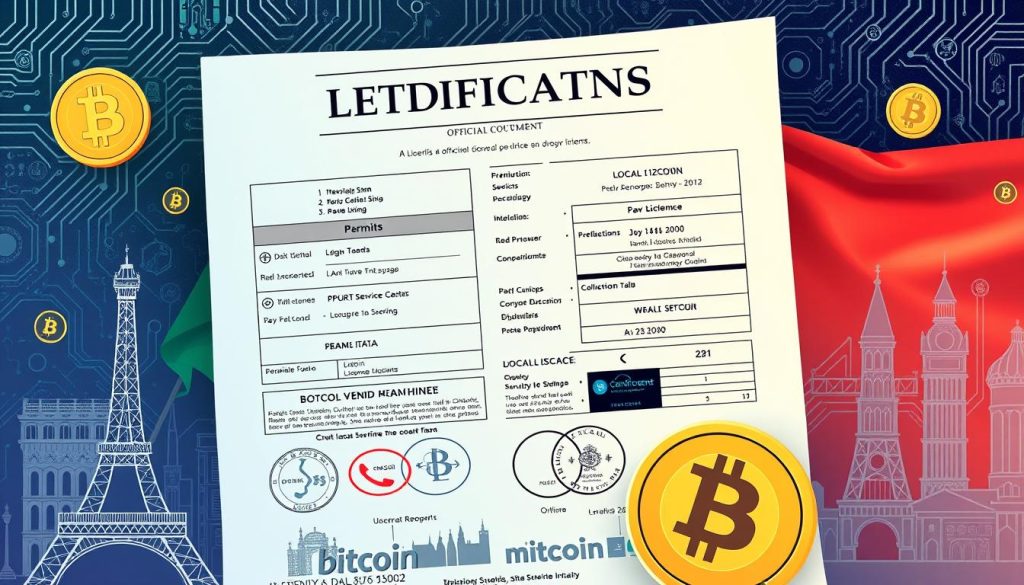 Bitcoin vending machine licences