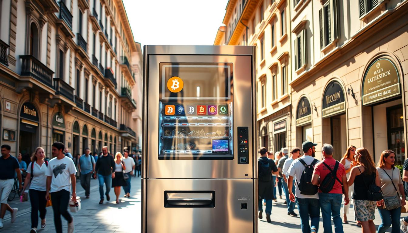 Bitcoin vending machine