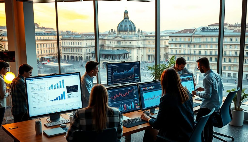 building customer intelligence analytics business in Italy