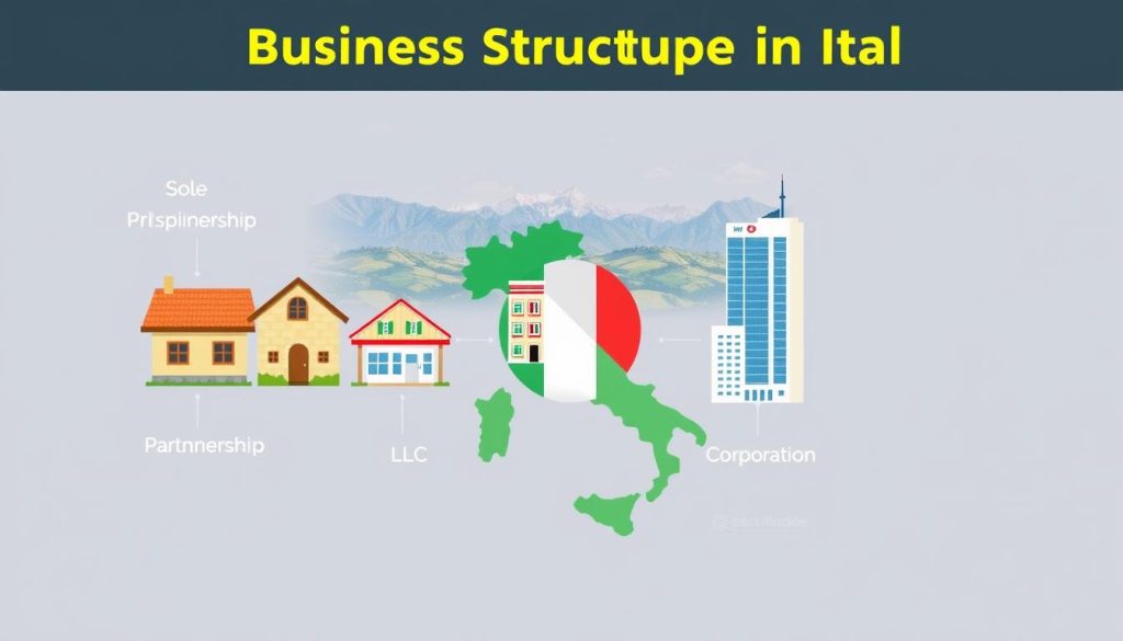 business structure types of companies in Italy