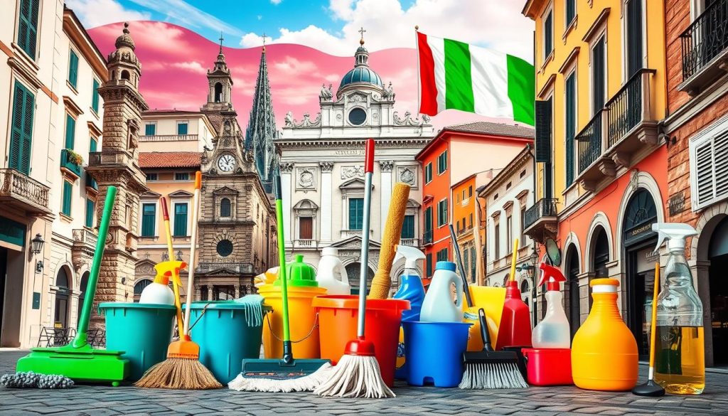 cleaning industry in Italy