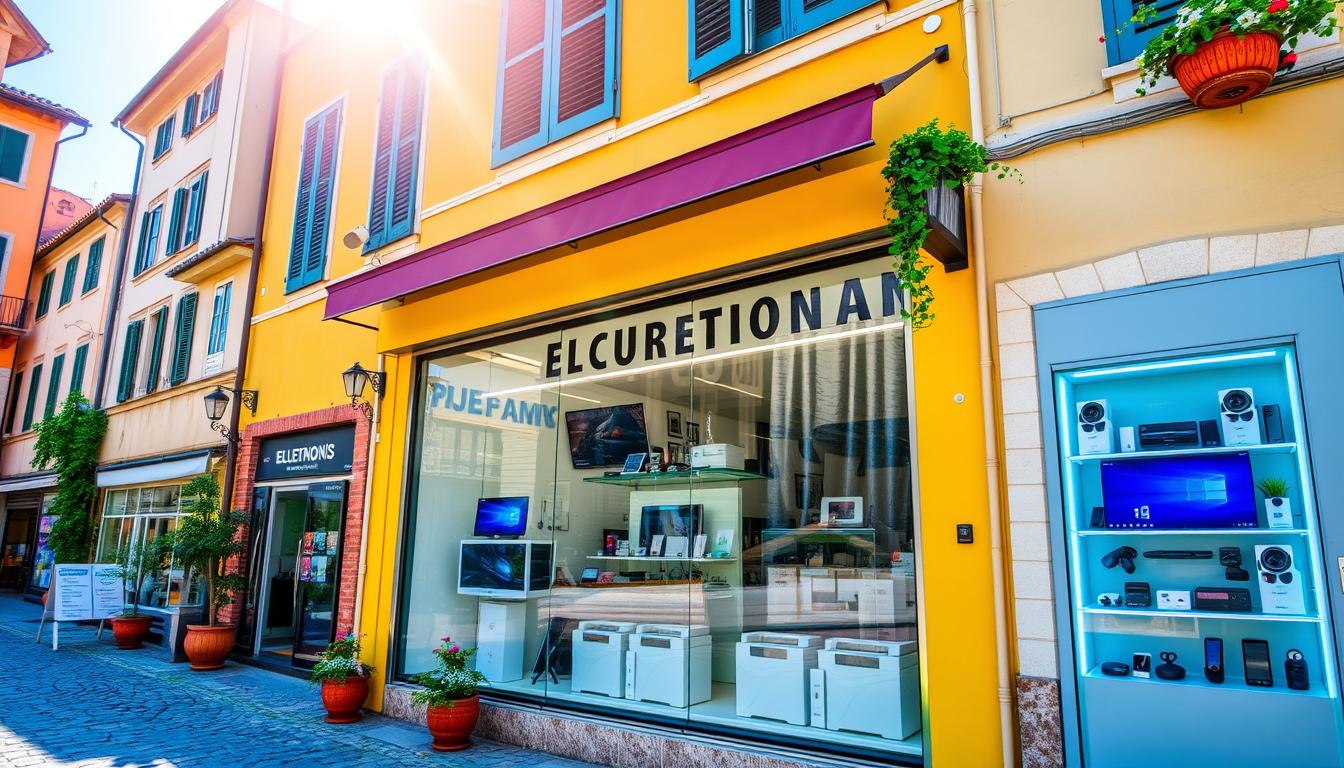 electronics store