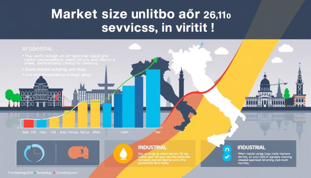 market size of cleaning services Italy