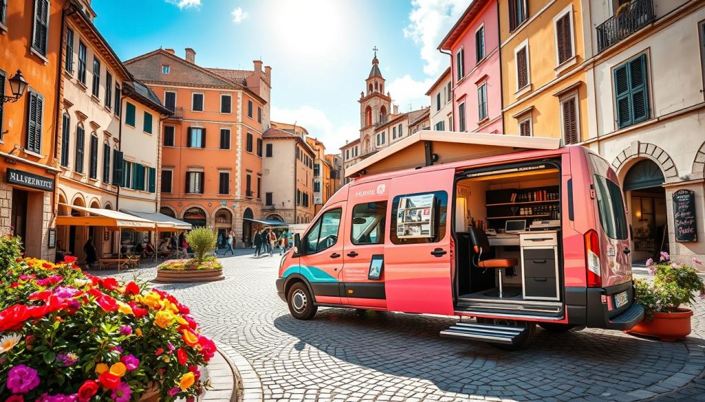 mobile hairdressing in Italy