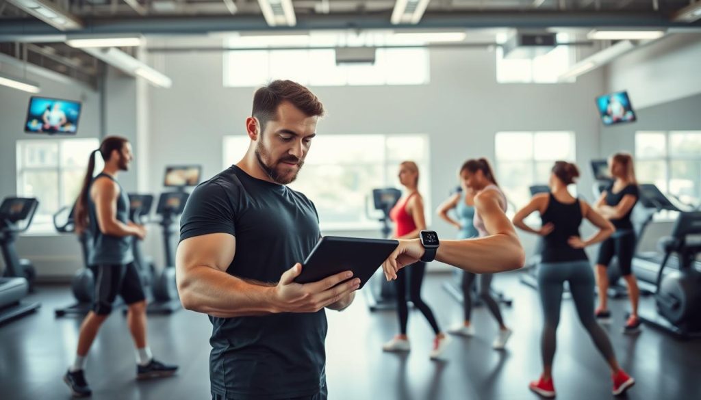 technology in fitness coaching