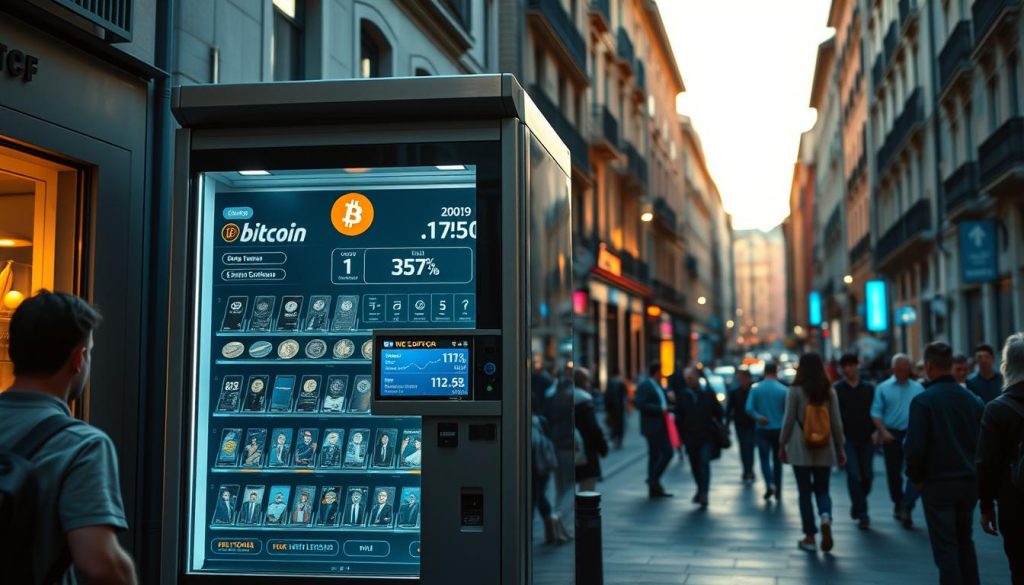 tracking Bitcoin vending machine performance